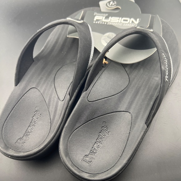 Powerstep Fusion Sandal Orthotic Flip-Flop Sz 7 Mens - Picture 2 of 4